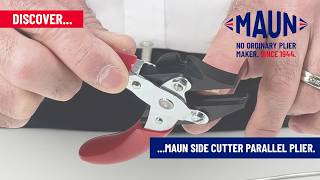 Maun Side Cutter Parallel Plier Demo