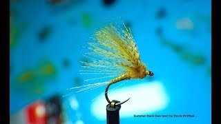 Tying a Summer Duck Olive Dun (Dry Fly) with Davie McPhail