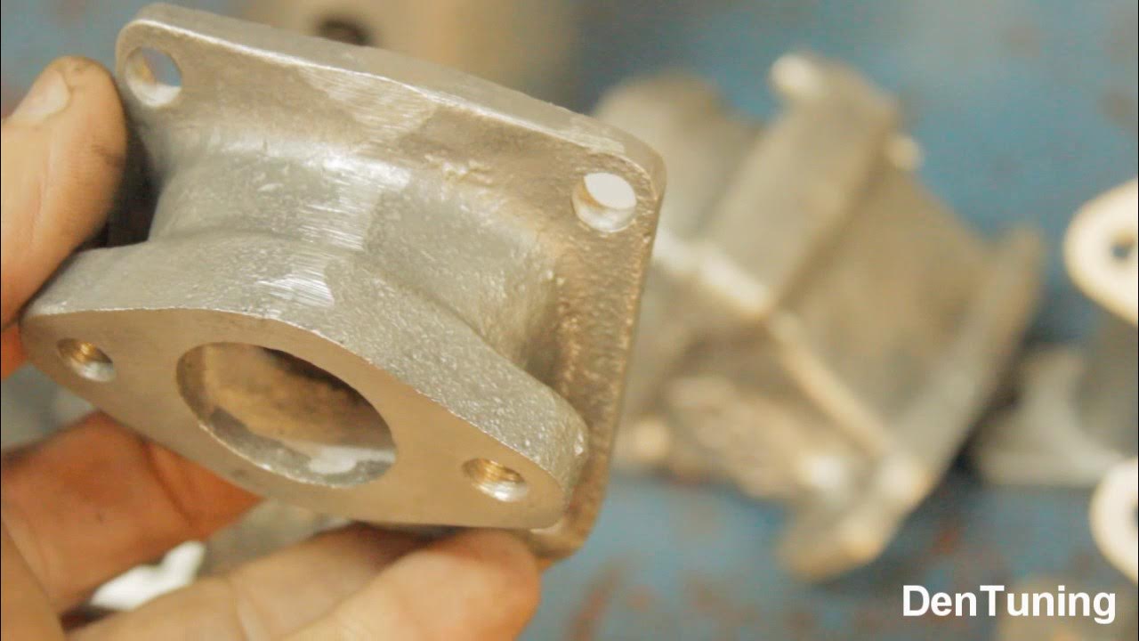 ИЖ Планета 5! Ставлю на цилиндр Лепестковый Клапан и самодельный ...