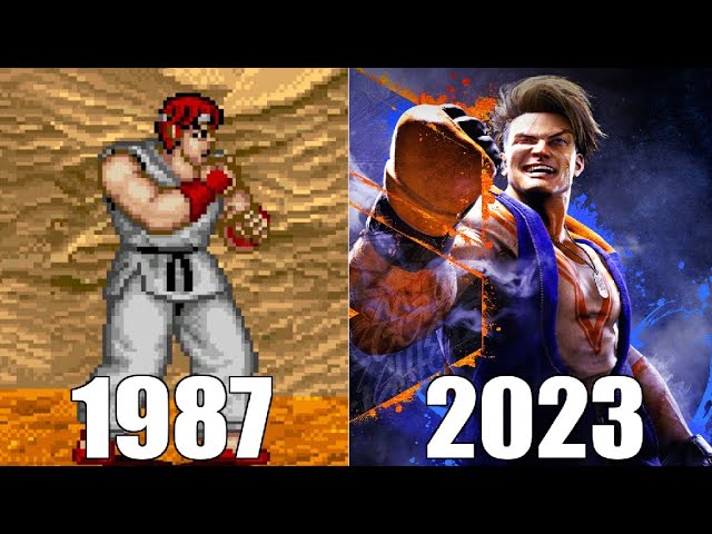 Evolution Of Street Fighter All Series Games (1987 - 2019) 