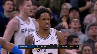 DeMar DeRozan Full Play vs Oklahoma City Thunder | 01\/02\/20 | Smart Highlights