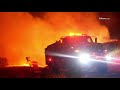 Night one of the Quail Fire in Solano County, June 6, 2020