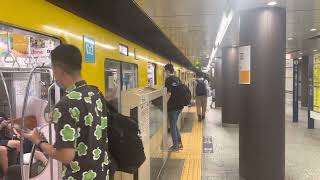 東京メトロ銀座線神田駅２番線／【浅草行き】電車発着動画