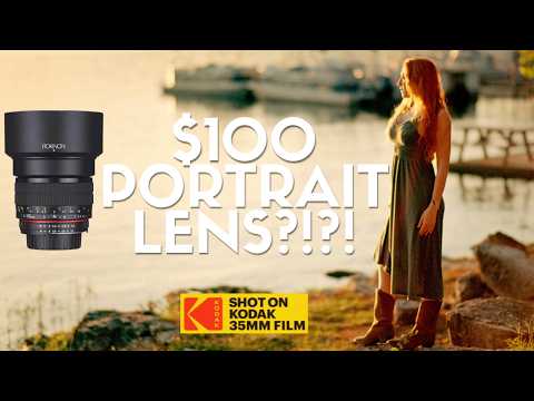 PORTRAIT LENS FOR UNDER $100??? Reviewing the Rokinon 85 F1.4 Lens - Nikon FM2 & Kodak Pro Image
