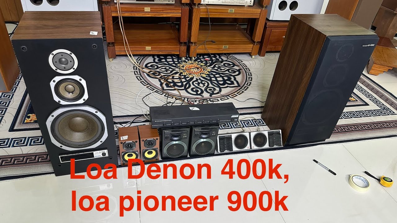 Loa Pioneer 900k, loa denon 400k, Clarion 500k, Pioneer S-100 giá tốt, đồ chia loa giá 600k