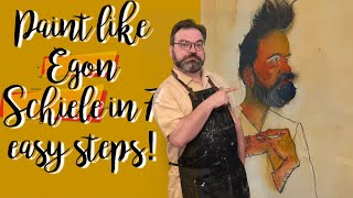 Paint like Egon Schiele in 7 easy steps!