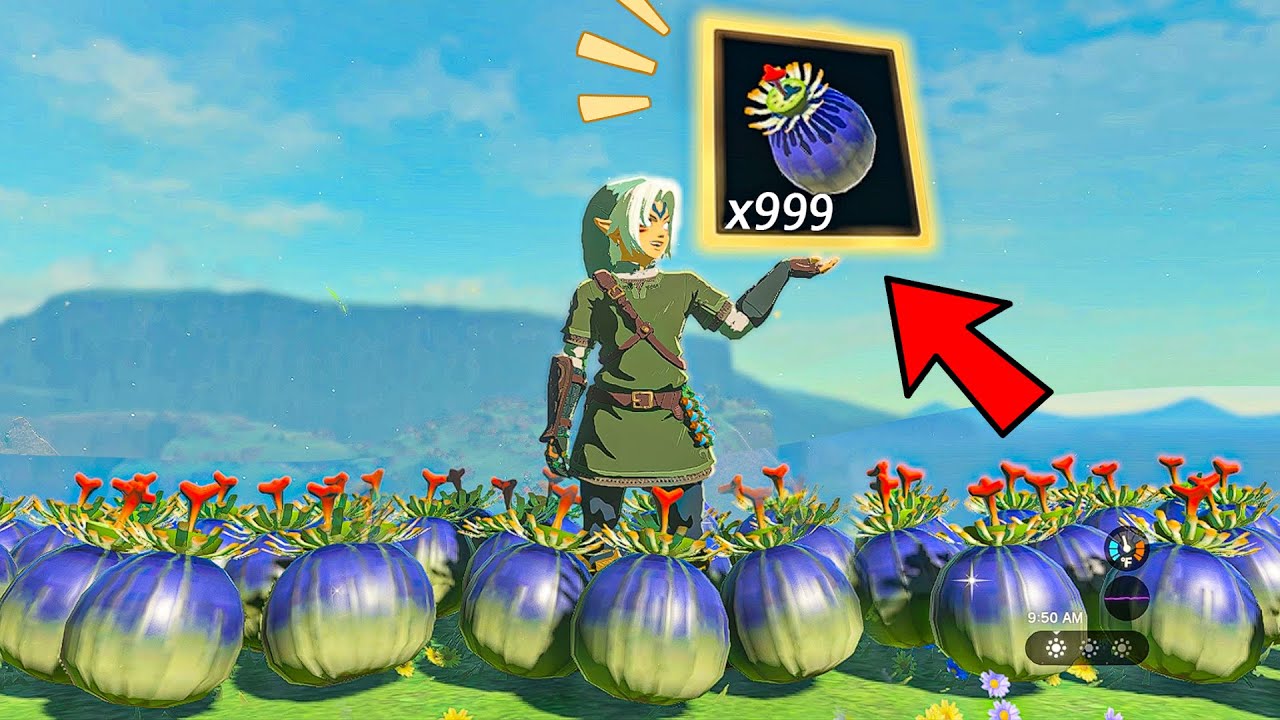 Как получить бесконечное количество бомбовых цветов | Zelda Tears of the Kingdom