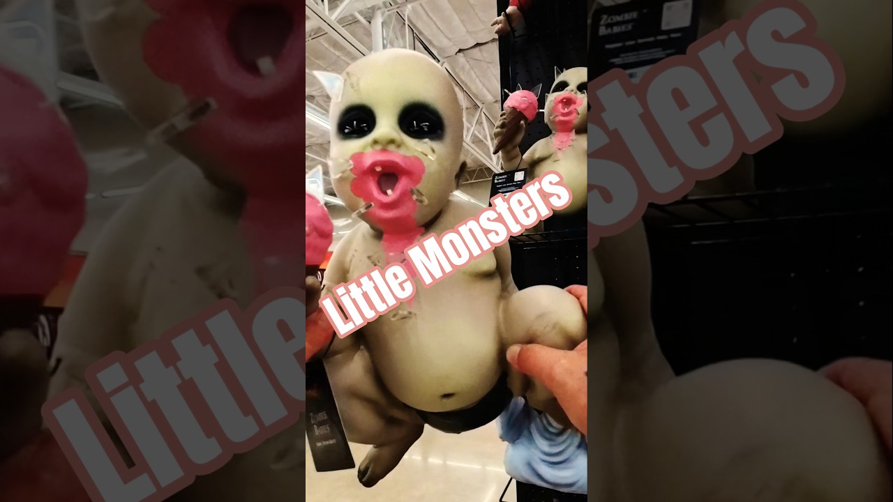 Watch out for these scary little monsters  #halloween #zombiebabies #spirithalloween