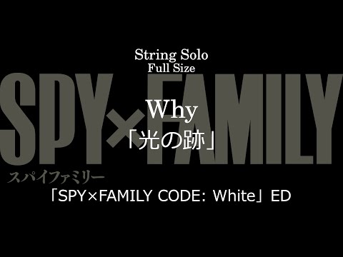 光の跡 | 「劇場版 SPY×FAMILY CODE: White」 ED - 星野源