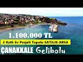 (Satış dışı) Gelibolu da Arsa 120 m2 Ev Projeli Bahçeli Dubleks Mesken Tapulu
