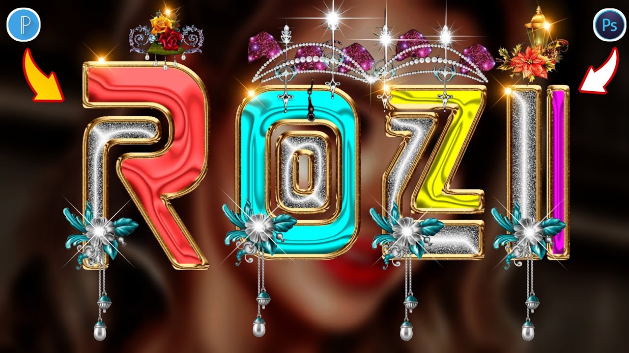Stylish Glass Font Editing On Mobile 2023 - Glass Font Editing Ps Touch PixelLab | Zarraq Creation