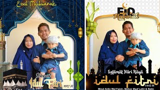 CARA MEMBUAT BINGKAI FOTO SELAMAT IDUL FITRI 1442 H