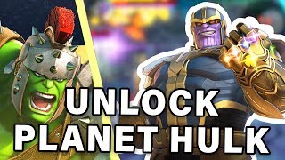 How to UNLOCK PLANET HULK + BEAT THANE ► Marvel Ultimate Alliance 3 (MUA3)