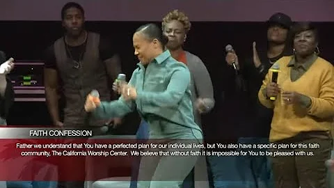 Erica Campbell Goes Forth in a Praise Break at California Worship Center 2023!