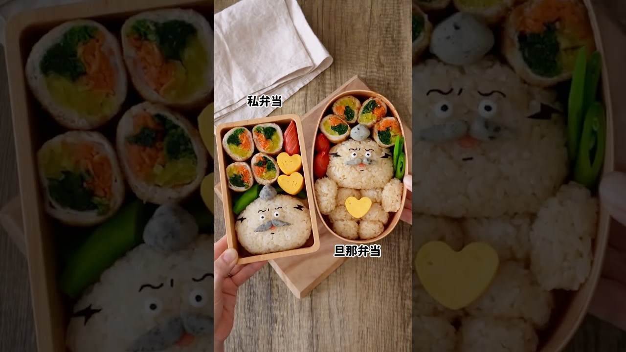 イケオジ爆誕【マッチョ仕上げの島二郎弁当】 #shorts #ちいかわ