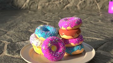 Blender donuts animation learnt from @blenderguru  tutorial