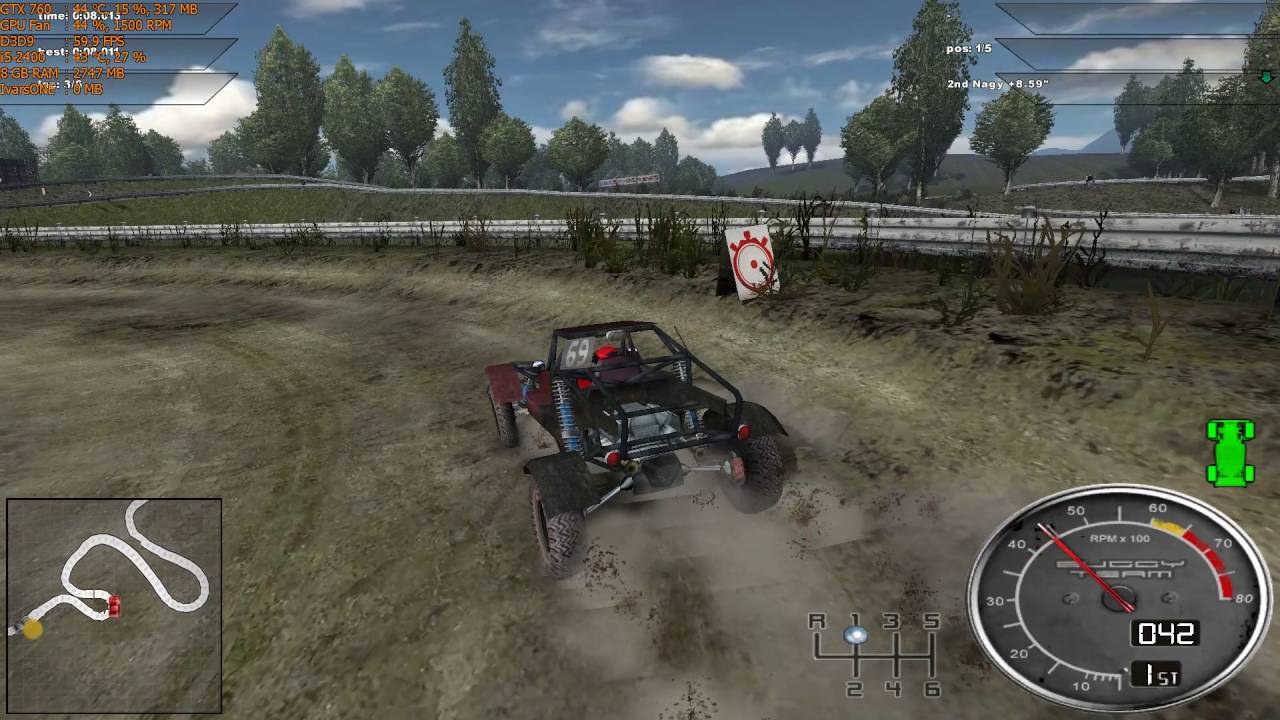 Cross Racing Championship Walkthrough Part 16 - "Rigging Trophy Class E"