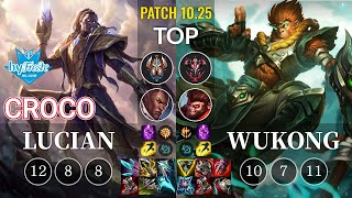 hyF Croco Lucian vs Wukong Top - KR Patch 10.25