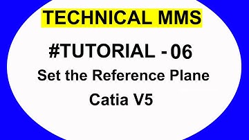 Catia learning video Catia Reference Plane #TUTORIAL 6