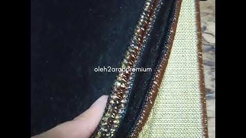 SAJADAH AL MINWAL ASLI MADINAH PREMIUM MOTIF KISWAH KABAH SEJADAH ARAB JUMBO