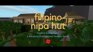 Welcome to Bloxburg: Filipino Nipa Hut | Build Ideas # 4