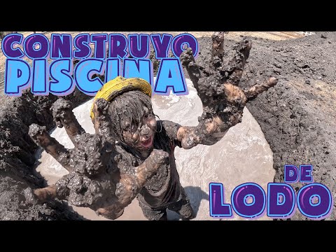 Construyo la Piscina de LODO mas GRANDE y Entro a NADAR