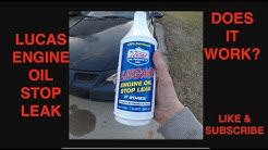 Lucas Engine Oil Stop Leak - Does it Work? Full Review on it! 