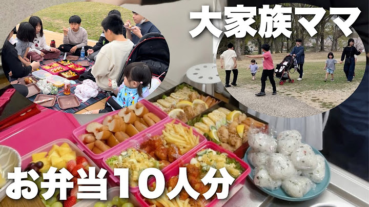 【大家族】10人分のピクニック弁当！子供が喜ぶ簡単&定番おかず10品