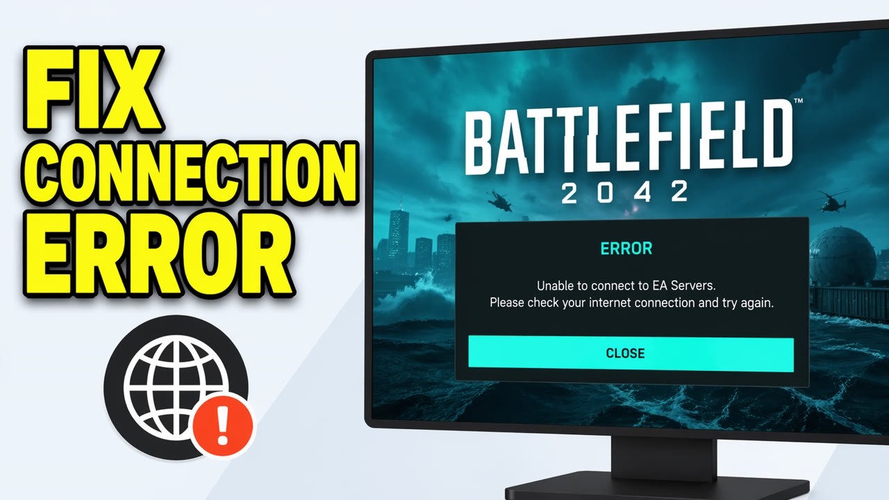How To Fix Battlefield 2042 Connection Error - YouTube