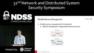 NDSS 2025 - TME-Box: Scalable In-Process Isolation through Intel TME-MK Memory Encryption