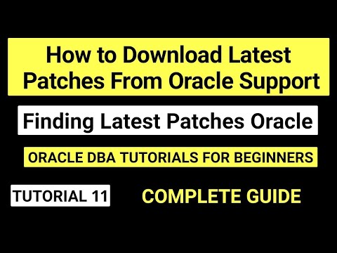 How to download latest PSU Patches from Oracle SUPPORT || Latest Patches Oracle