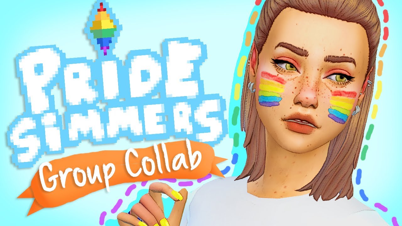 The Sims 4: Create a Sim 🏳️‍🌈 Pride Simmers [Group Collab] + CC List!