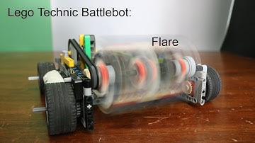 Lego Technic Battlebot; Flare (egg beater spinner) (MOC)