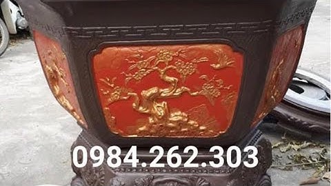 Hướng dẫn tháo khuôn lục giác 1 mét 20 hoa văn tùng cúc trúc mai sen đào hoa văn sâu và sắc nét