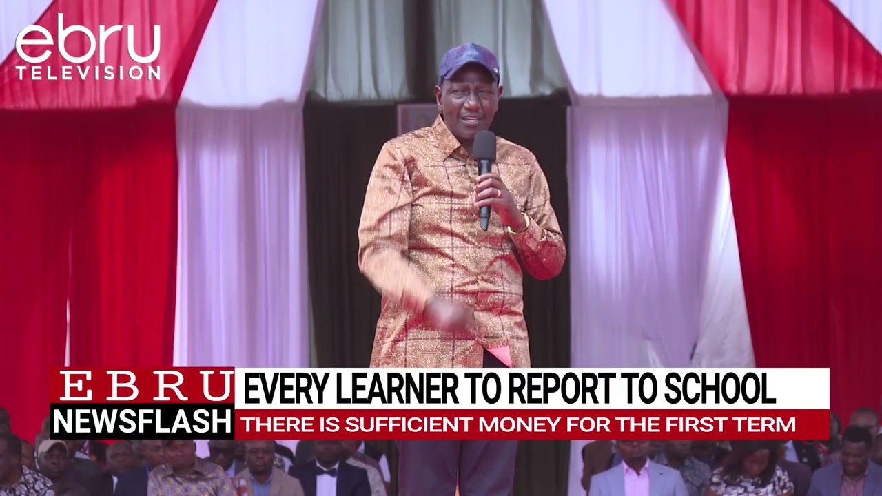 President Ruto Orders All Grade 10 Students to Report to School With or Without Fees. 