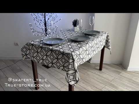 Скатертина тефлонова, водовідштовхувальна, Турецька, WATER PROFF (Під замовлення, або стандартний розмір), видео 1