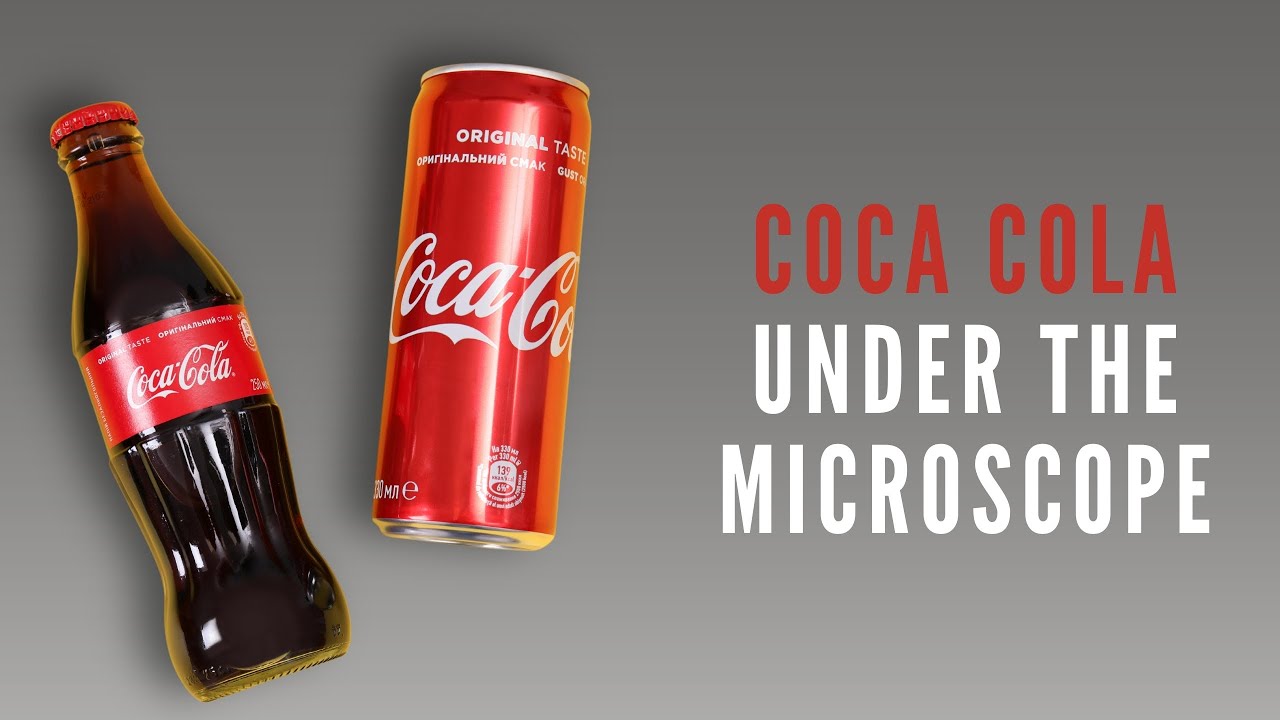 Coke, chips and Nutella review video under the microscope 🥤 🍟 🎂