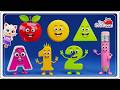 Preschool Learning activities for 3 year olds at home | Learn ABC Phonics Shapes Numbers Colors 🌈