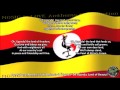 Uganda National Anthem with music, vocal CHOIR A Cappella, and lyrics ENGLISH