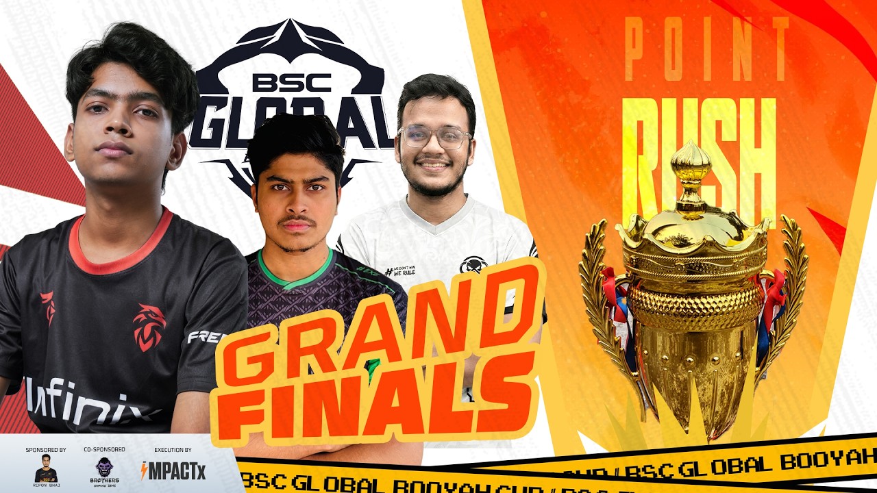 [🔴LIVE] Point Rush - Grand Finals || BSC Global Booyah Cup ft. RedHawks,BD Top 1,Extreme Ex,RFX,2XD