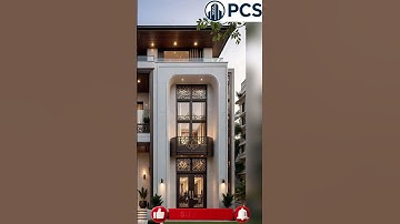Clean Modern Front Elevation Render in Enscape and Revit #shorts