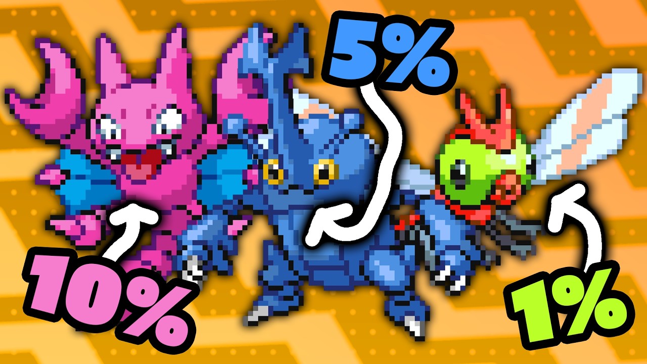 Beating Pokémon HeartGold With The Rarest Pokémon Team