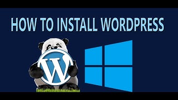 How to install wordpress on Windows 10, 7, 8