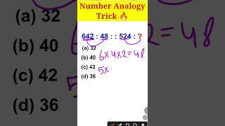 Number Analogy | Number Analogy Question | #reasoning #maths #viral #trending #youtubeshorts