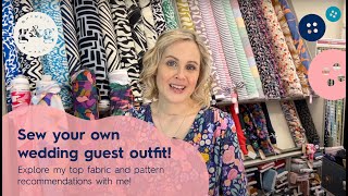 Sew your own wedding guest outfit  Laurens top pattern picks!