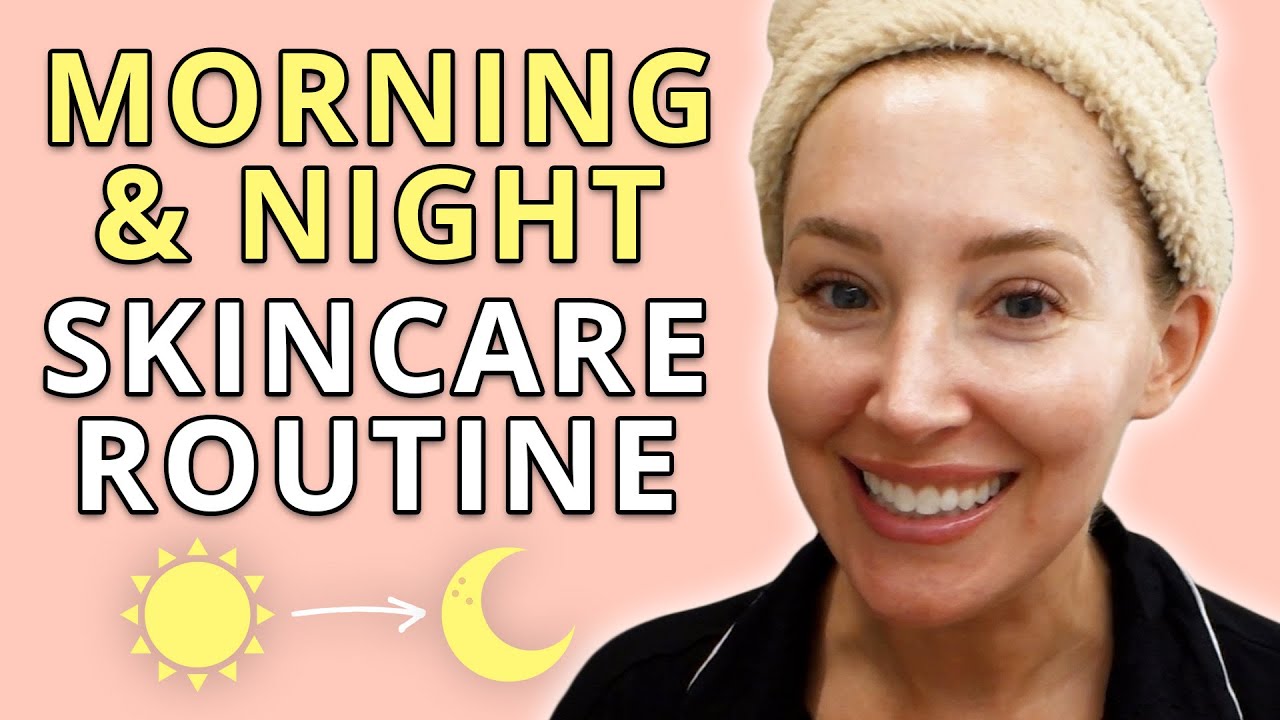 Morning and Night Skincare Routine | Glowy & Anti-Aging Skincare - YouTube
