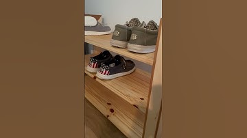 DIY Shoe Rack Built from Scrap Wood 🔥  #diy #woodworking #wood