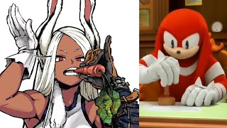 Knuckles rates Buff anime girls Resimi