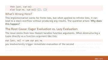 Understanding the dropWhile Function in Haskell: Why Destructuring Matters for Infinite Lists