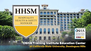Hospitality Health and Safety Manager Certificate Program | CSUDH OSHA